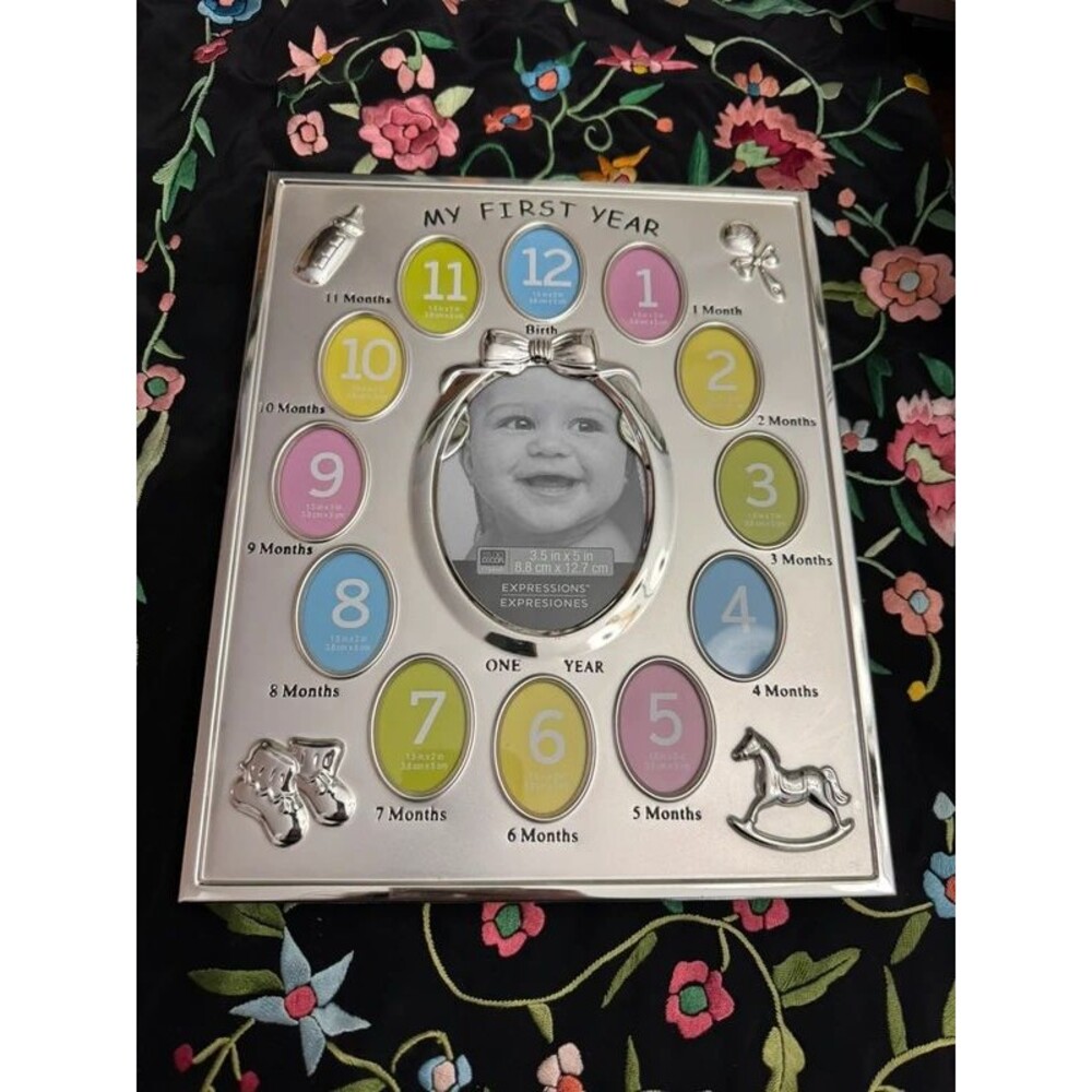 My first years expression 12month picture frame
